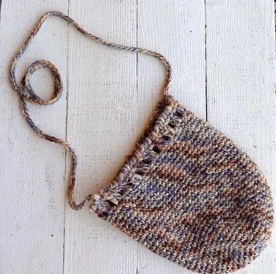 crochet crossbody bag
