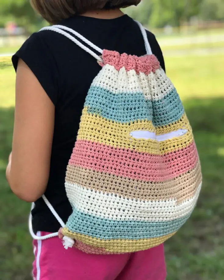 ABC Knitting Patterns - Woodland Meadow Crochet Backpack
