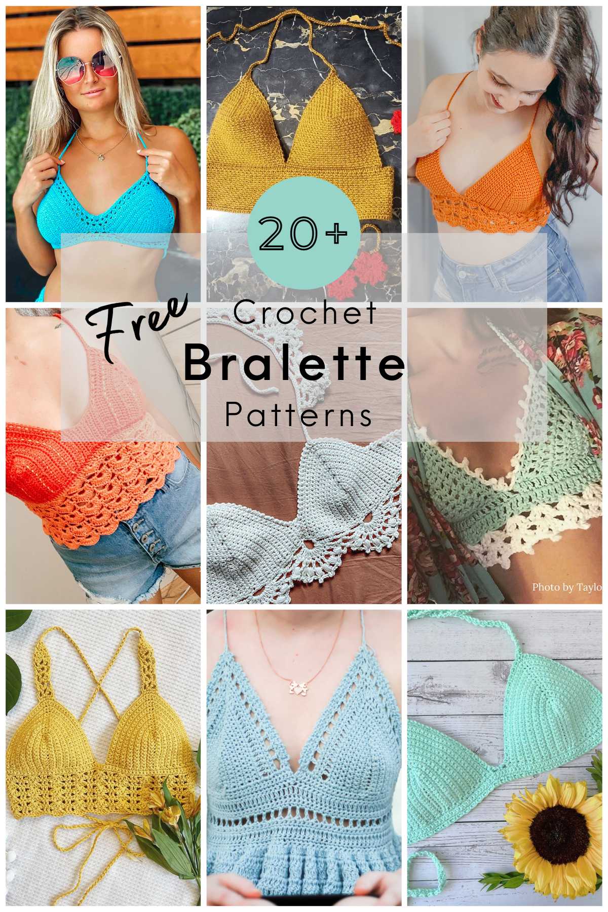 PLUS SIZE Lace Criss-Cross Crochet Bralette