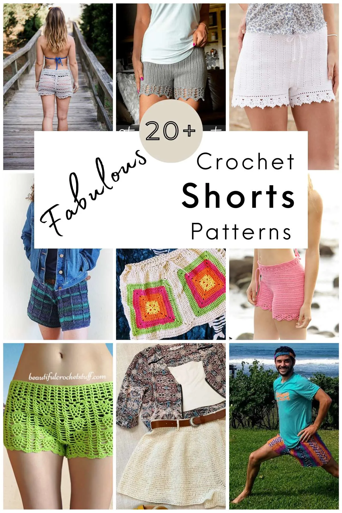 22 Fabulous Free Crochet Shorts Patterns • Made From Yarn
