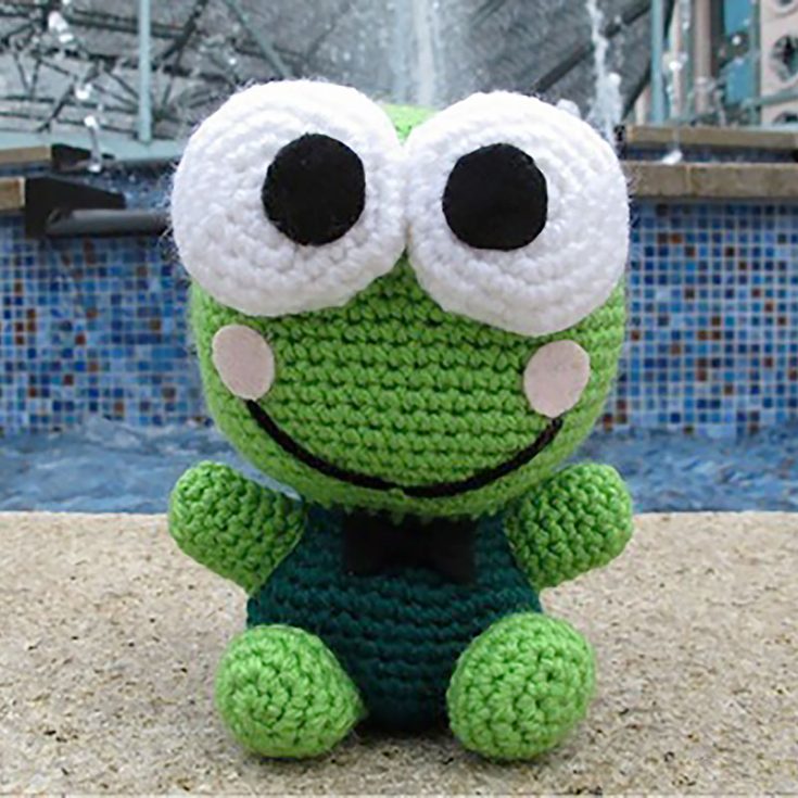 kerokeroppi crochet frog pattern