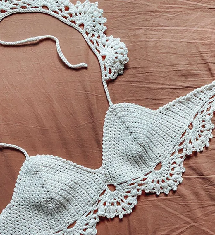 25 Free Crochet Bralette Patterns • Made From Yarn