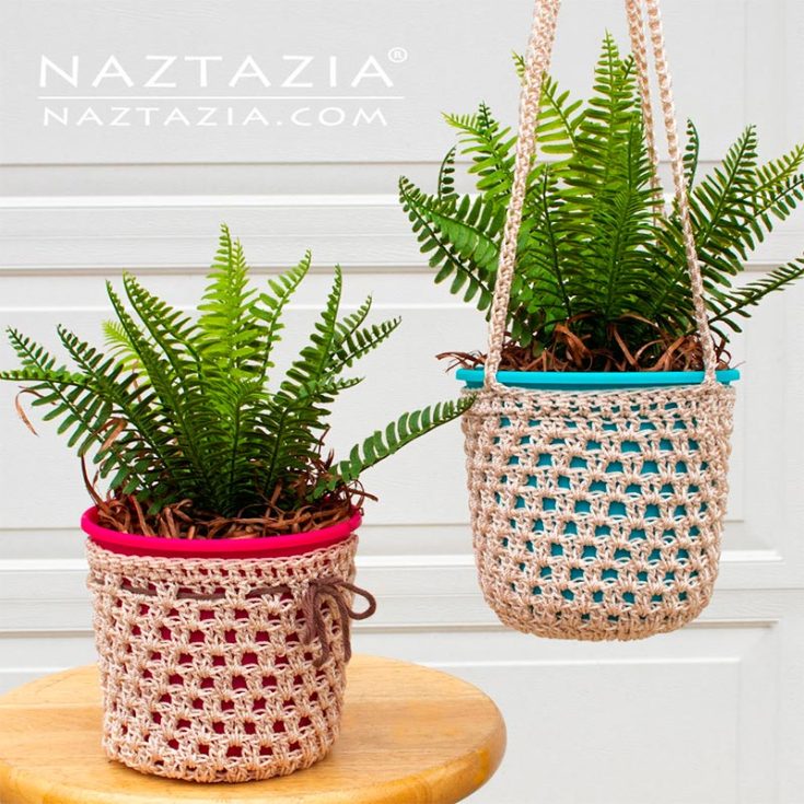 How to Crochet Plant Holder and Hanger