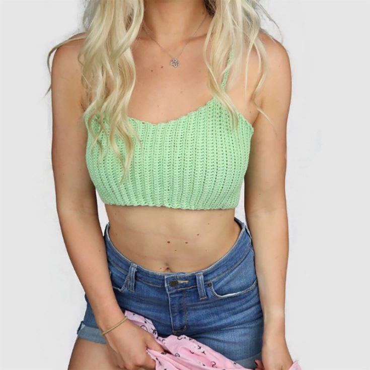 sasha crochet bralette pattern