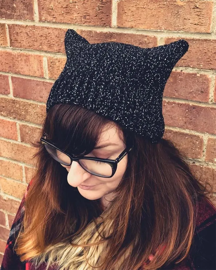 crochet cat hat