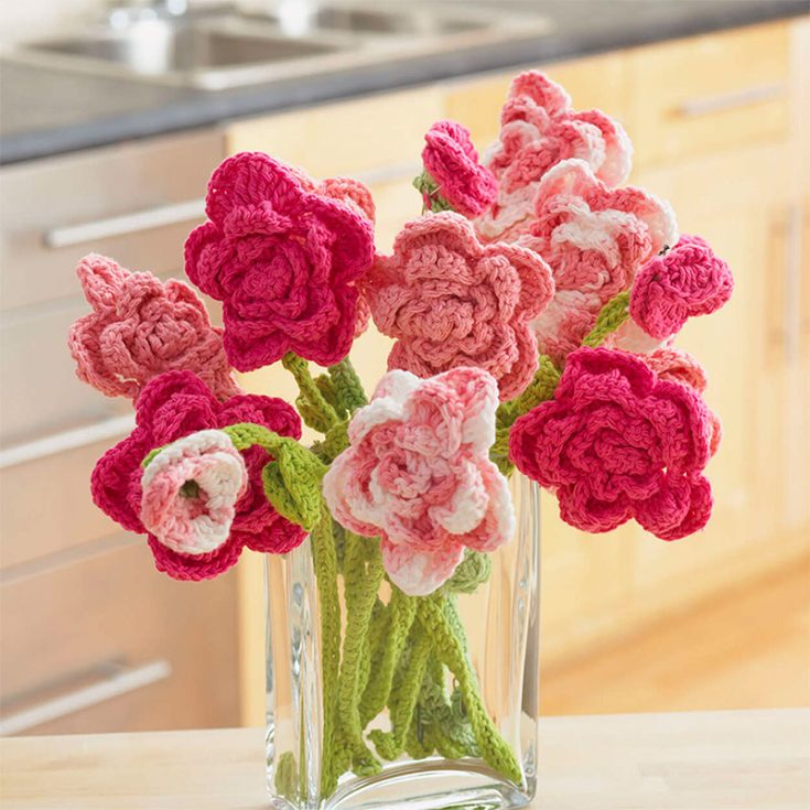 The colors of the roses on this bouquet are like sugar and spice, and everything is nice! A sweet gift to your loved ones or a cute addition to your home decor.