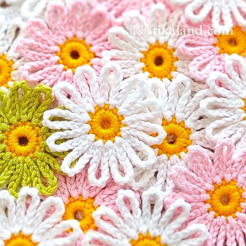 Daisy Flowers Super Easy Pattern