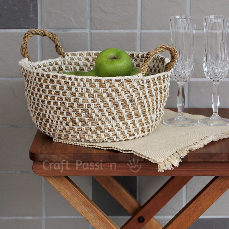 Baskets are practical everyday use things that your friends can place around the house and be reminded of you. This basket is lovely and simple so it won't take up much of your time.