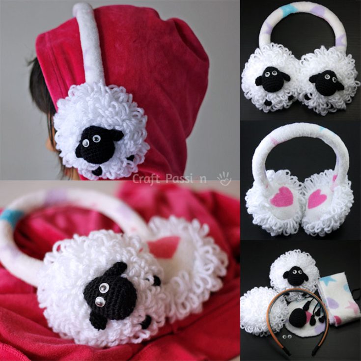 These adorable sheep earmuffs are the perfect crochet gifts for children that will keep them warm during the cold days. active time:&nbsp;3 hours total time:&nbsp;3 hours difficulty:&nbsp;Intermediate /Advance Level