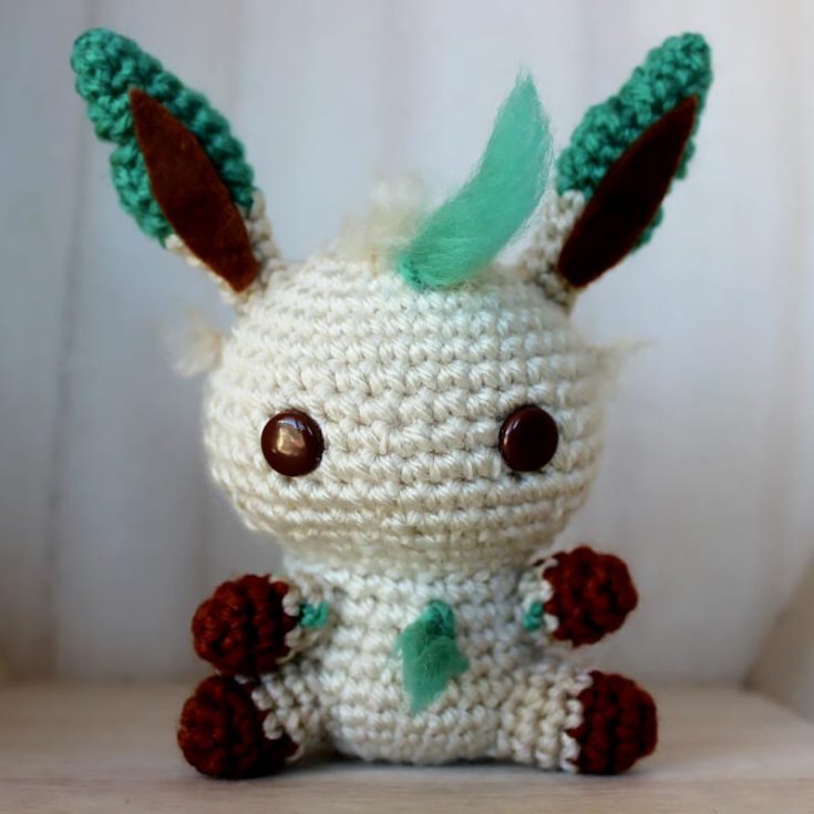 Don't miss out on Leafeon; I'm sure you'll adore the plush fur that decorates its head and body.