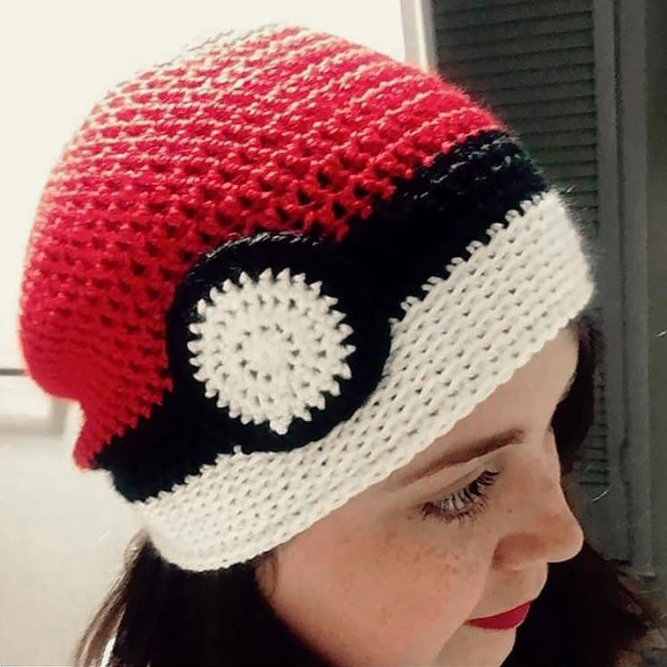 Here is yet another crochet pattern for a Pokemon beanie, this time featuring Pokemon Ball. Will it be a fantastic sight to see Pokemon players out and about donning these?