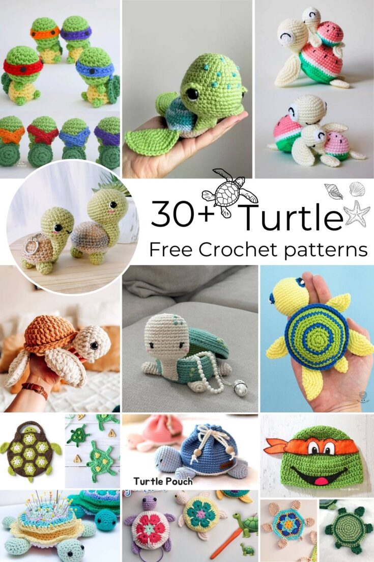 33 Free Crochet Turtle Patterns • Made From Yarn