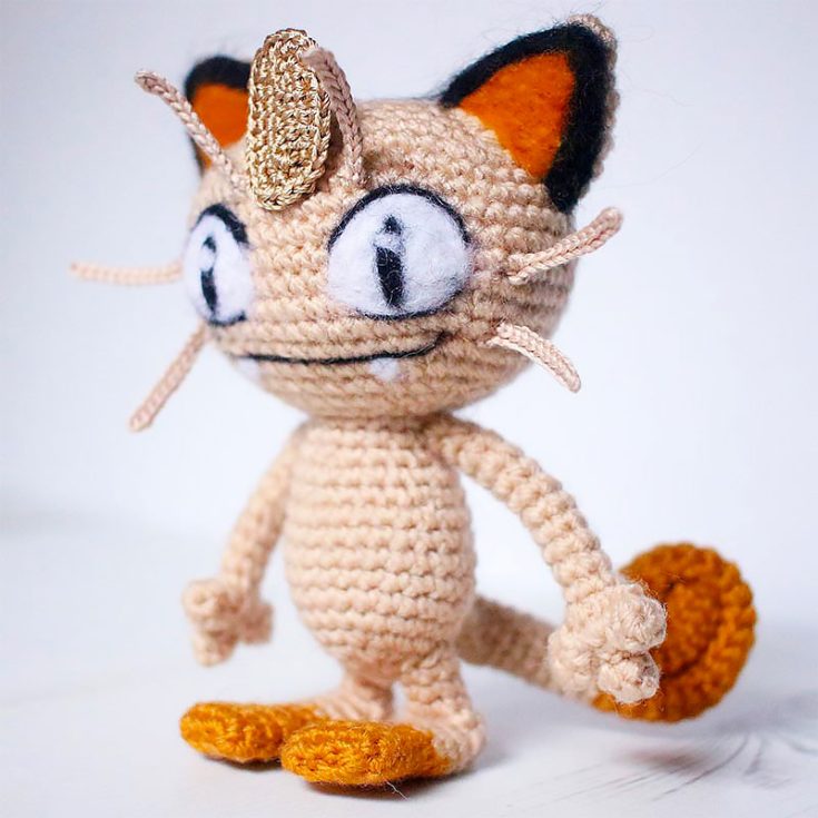 Meowth is a feline-type Pokemon who is obsessed with round and shiny objects. He frequently gets in trouble for attempting to steal Pikachu. Using its signature move, Pay Day, he is able to create coins.