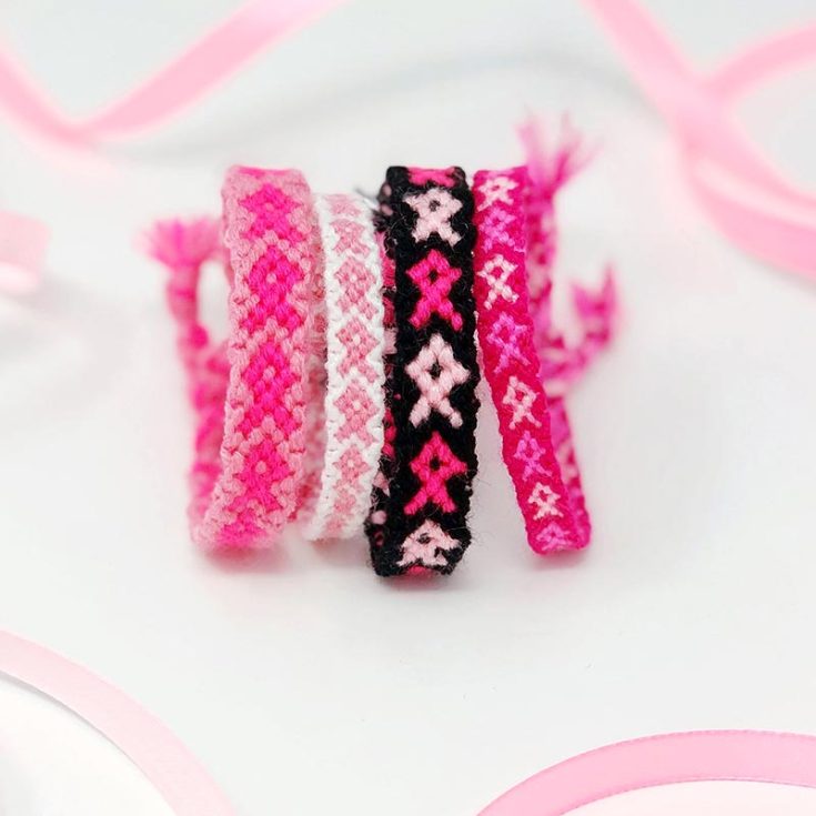 Making and wearing friendship bracelets in support of breast cancer awareness does more than just show support among friends; it also raises critical awareness, which can lead to earlier diagnoses and, ultimately, higher survival rates.