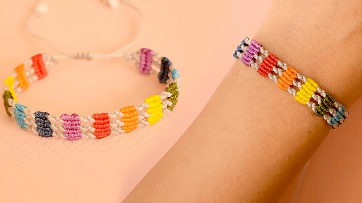 31 Macramé Bracelet Free Patterns & Tutorials • Made From Yarn