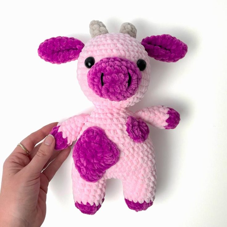 Here is a unique strawberry cow crochet! You may change the colors if you wish but i think the colors make it absolutely sweet and adorable. There is even a full Youtube video tutorial for all you visual learners!