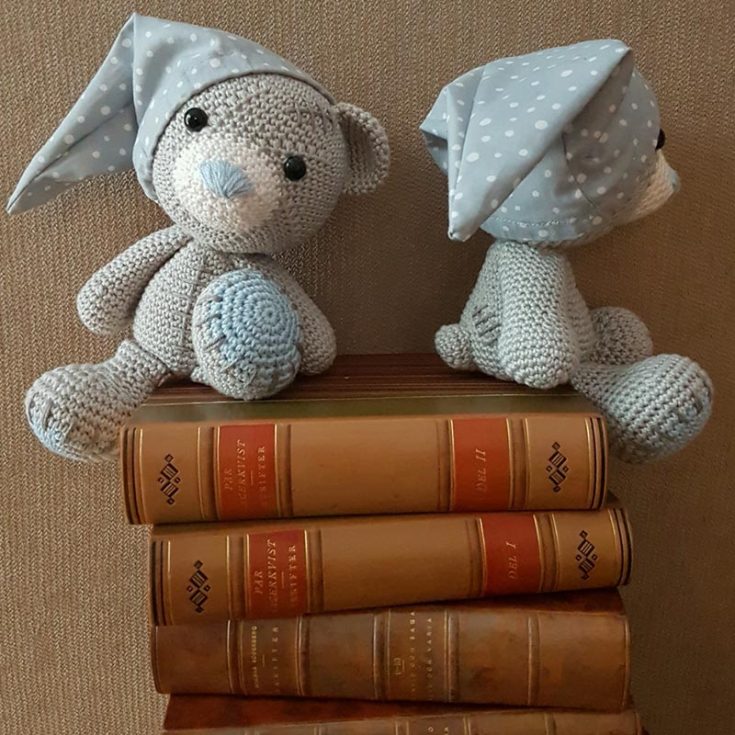 This neat little teddy likes to hang out in beds and collect nightmares so your little ones can sleep in peace. The Bedbugbear stores the dreams in its night cap, so it really prefers to keep the cap on, no matter what.