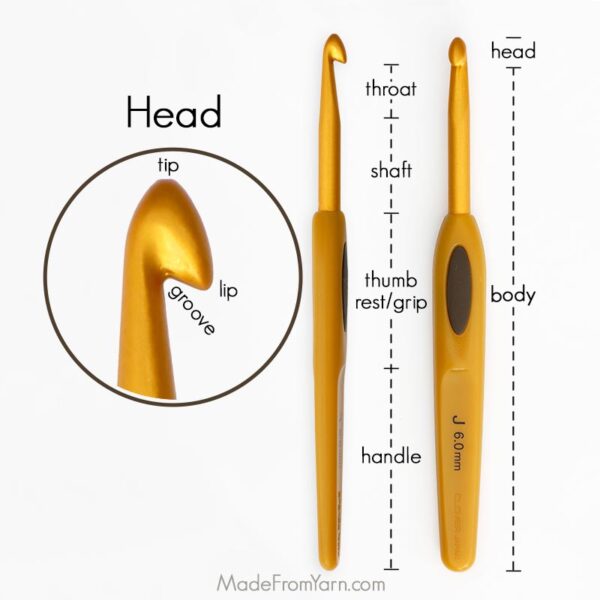 Ultimate Guide To Crochet Hook Sizes & Types • Made From Yarn
