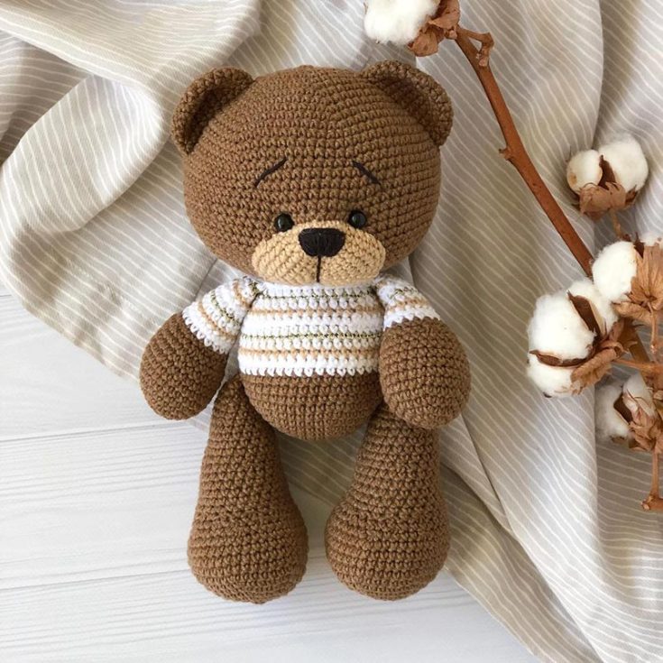 Isn't his innocent eyes and round belly just a couple of the many traits that make him so adorable? They are designed to be big enough for babies of all ages to safely hug, play with, and sleep with.&nbsp;