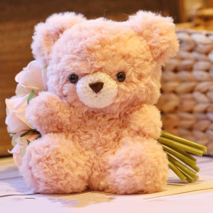 This lovely faux fur amigurumi teddy bear is for all of you who absolutely adore sweet, cute bears that are super fluffy and girly. Just like most of the amigurumi patterns, only single crochet stitches are required!