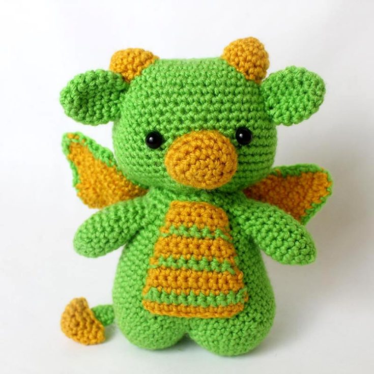 This adorable dragon is easy to make and has pictures to guide you every step of the way!