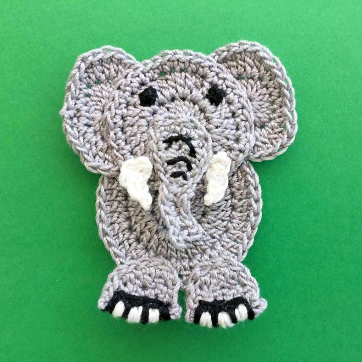 Crochet this simple elephant applique that would make it a lovely decor or an add-on to any other crochet projects that you already have, such as a crochet tote bag. It also features a YouTube video to guide you along the way.