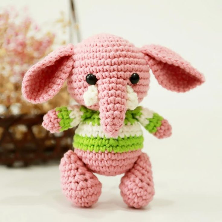 This 4 part YouTube video series teaches you how to crochet a cute little elephant. Get creative with the colors and accessories for your elephant, and they will be ready as wonderful gifts.