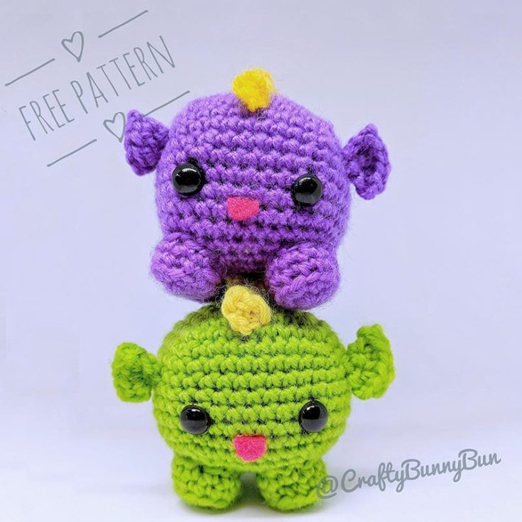 Image for Cube Little Dragon Amigurumi Pattern