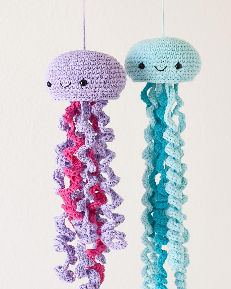 33 Free Easy Crochet Jellyfish Pattern • Made From Yarn