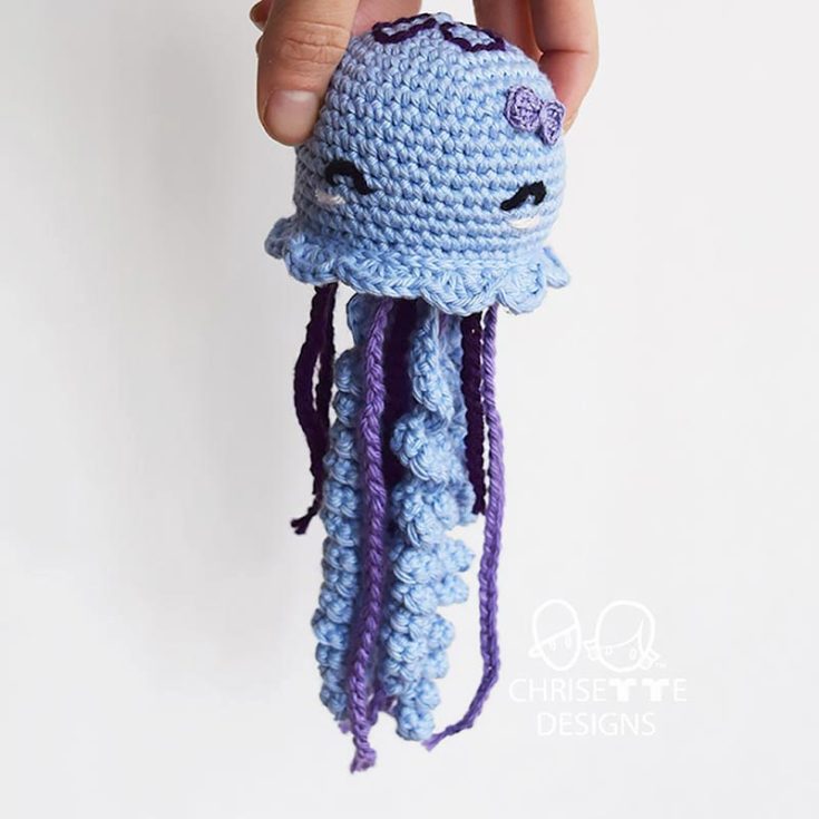 Jump into crocheting this funky jellyfish and sprinkle some fun vibes around! It&rsquo;s a great pick-me-up project that ends with you snagging a squishy, colorful pal or gifting a grin to someone special.