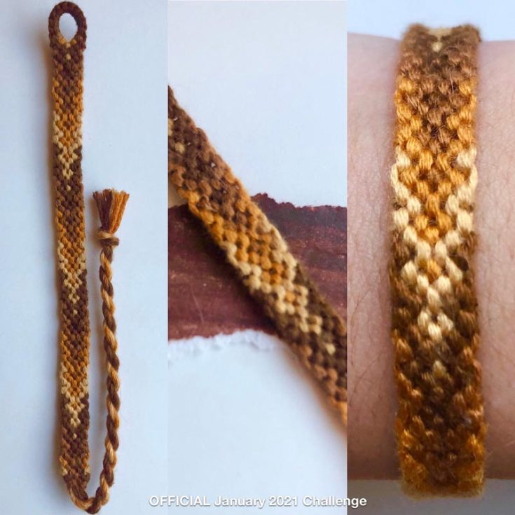 Want to learn how to make this intricate yet easy friendship bracelet pattern? Follow the template in this article to replicate the design. It uses repetitive folding and looping, creating a beautiful arrowhead design. Make one for yourself and your friends now.