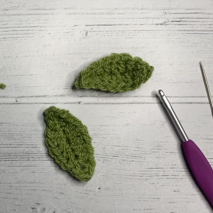 Enjoy this YouTube tutorial that lets visual learners follow this step-by-step to learn how to crochet an easy leaf pattern. Here's an idea: why not make it into a keychain?
