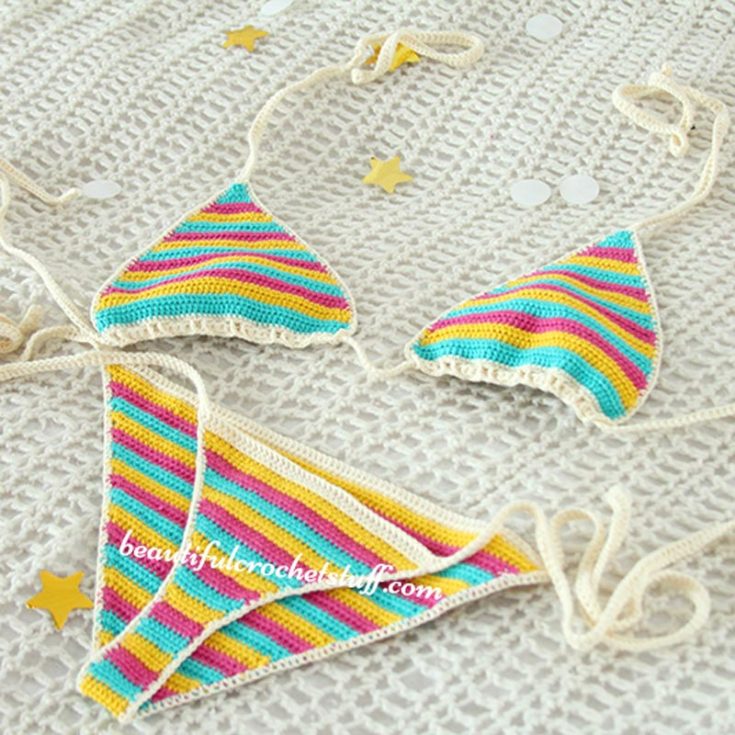 Here is a definite mood booster! Each colored stripe will remind you of the different things to love about summer. It comes in sizes XS, S, M, and L.