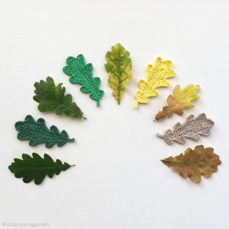 Have a blast with these unique oak leaves as you make them in every color combo to your heart's content. It also has a written pattern and a stitch diagram to help guide you!
