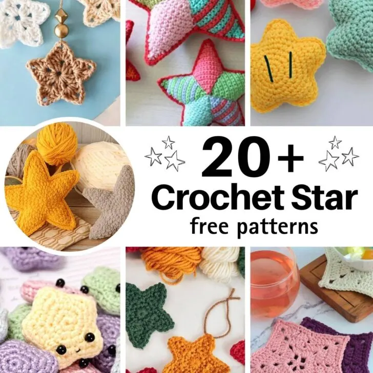 23 Cute And Free Crochet Star Patterns