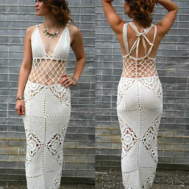 Get ready to dress to impress on your wedding day with this sexy crochet pattern. Besides making it for your wedding, you can layer it with other clothes to make it an adorable and chic skirt! This pattern includes sizes XS - L.