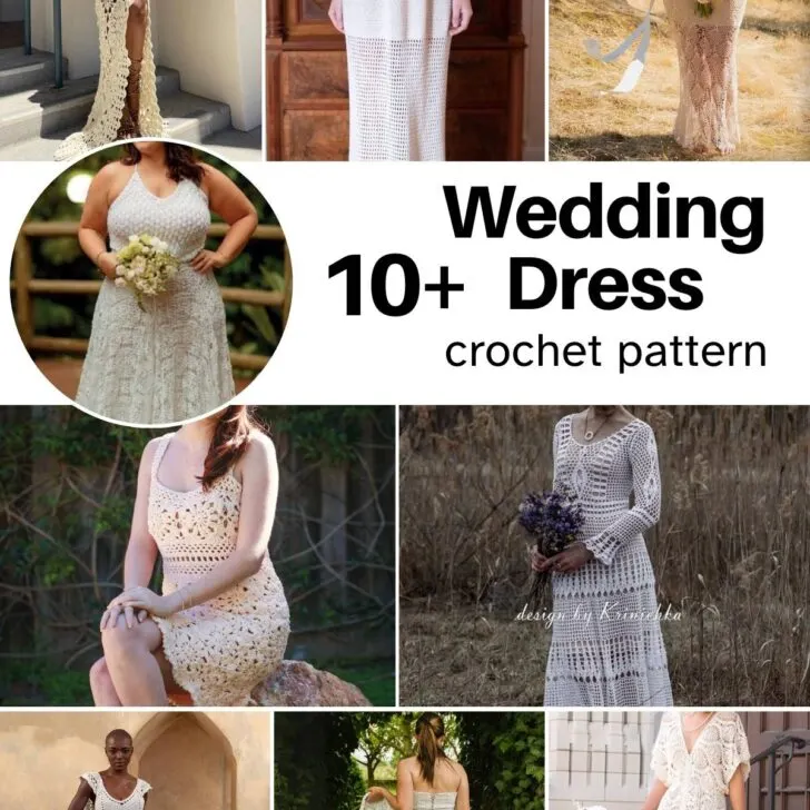 15 Beautiful Crochet Wedding Dress Patterns