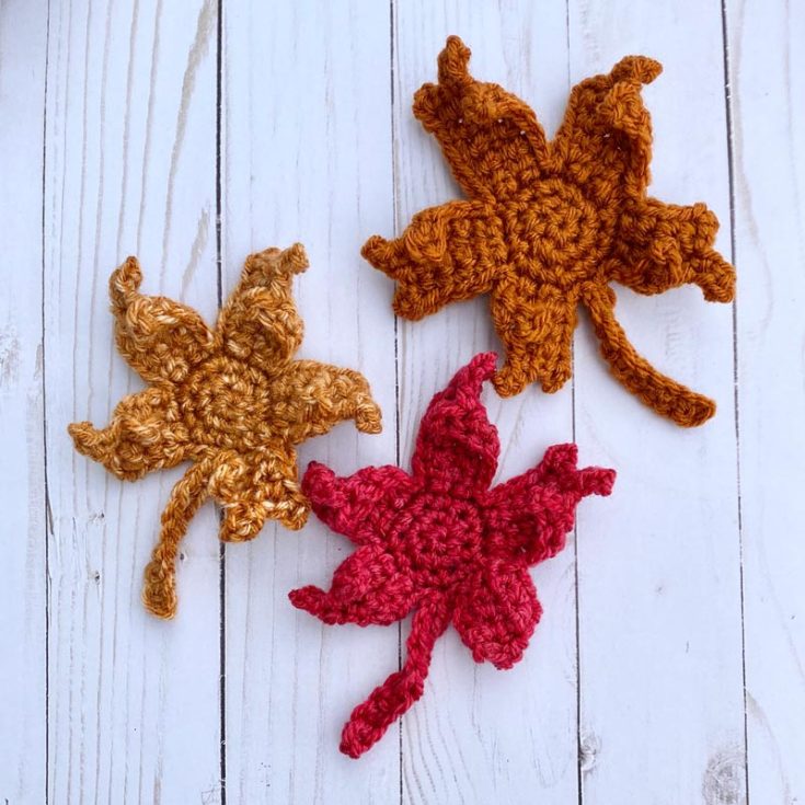 These fall maple leaves are amazing for appliques and embellishments. They also imitate the organic curls at the edges that real maple leaves get when they're extra crispy. They are versatile as they can be easily pressed flat for other sewing purposes.