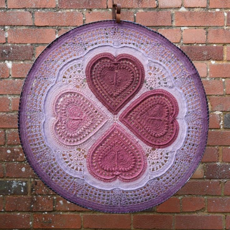 This stunning I Carry Your Heart crochet mandala pattern is inspired by love! This design&nbsp;takes its name and its meaning from the&nbsp;poem by E.E. Cummings. Get inspired by the poetic nature of this design by crocheting this lovely piece.