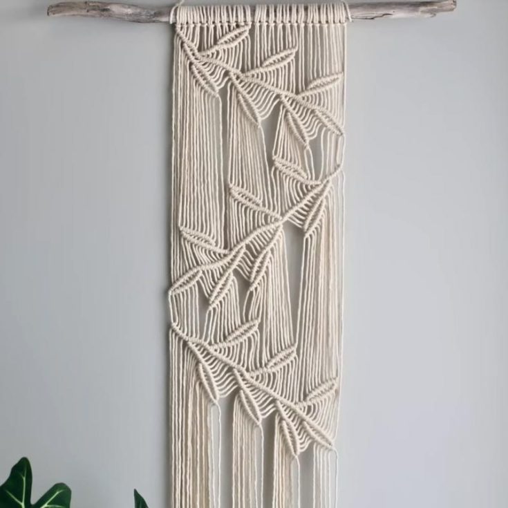 Are you looking for a more challenging design to macrame over your free time? Try out this leaf macrame wall hanging for size! It caters to intermediates as it is more intricate and needs attention to detail. If you&rsquo;re up for it, just click the link below!