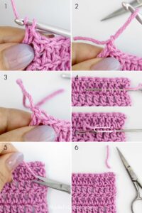 How to Fasten Off in Crochet - 3 Simple Steps • Made From Yarn