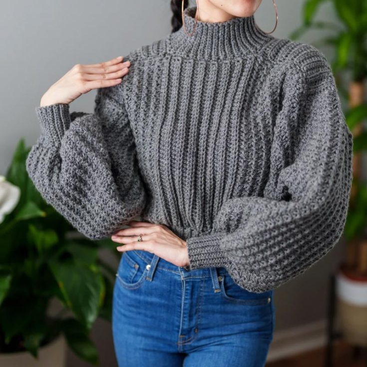 This is a YouTube video tutorial on creating a gorgeous sweater with puff sleeves. The beautiful details are modest, modern, and elegant, making it a timeless piece to add to your collection! The sizing is also adjustable according to your figure.