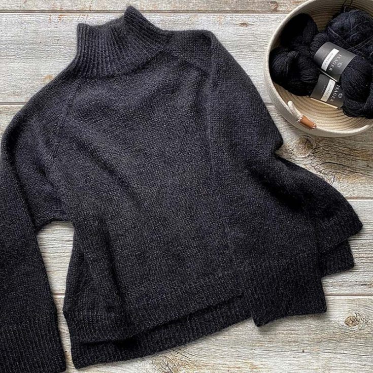 Nothing can go wrong with a classic sweater knit design. This pattern offers a timeless addition to your closet space, and it combines simplicity and elegance at the same time. Knitted with clean lines and a boxy silhouette, this piece is ideal for layering or wearing on its own. The finished circumference is 43 (46.75, 50.75, 53.75) (56, 59, 61.25, 64.25)&rdquo;.