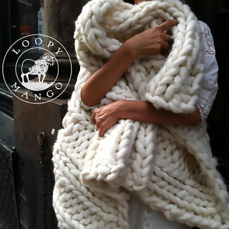 Ooh la la! This Nantucket throw blanket embodies coastal charm with its soothing blend of textured stitches. Knitted in soft, chunky yarn, this design promises warmth and comfort, which is ideal for chilly evenings by the sea or cozying up at home. Its classic yet relaxed design makes it an inviting project for knitters looking to create a timeless piece that effortlessly blends style with relaxation. The finished size is 28&rdquo; x 40&rdquo;. However, if you want to upsize it, you&rsquo;ll need two skeins of yarn, resulting in the finished dimensions being 36&rdquo; x 70&rdquo;.