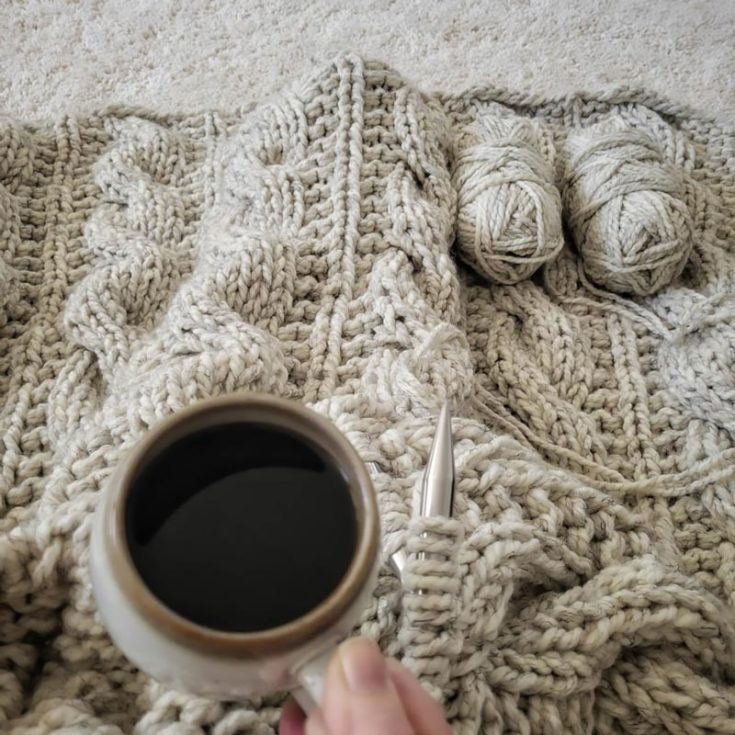 Check out this Super Chunky Cable Blanket! It&rsquo;s so squishy and huggable, and it caters to advanced beginners. It features a luxurious and textured blanket adorned with elegant cables, and it&rsquo;s amazing at keeping you warm all the time. You'll be itching for more once you&rsquo;ve learned to make one by following the instructions! It comes in 6 available sizes as follows: Lap (29&rdquo; x 36&rdquo;) Baby (36&rdquo; x 36&rdquo;) Toddler (36&rdquo; x 57&rdquo;) Square (42&rdquo; x 42&rdquo;) Twin (36&rdquo; x 77&rdquo;)