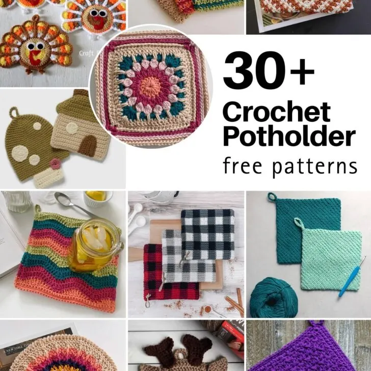 34 Creative Free Crochet Potholder Patterns