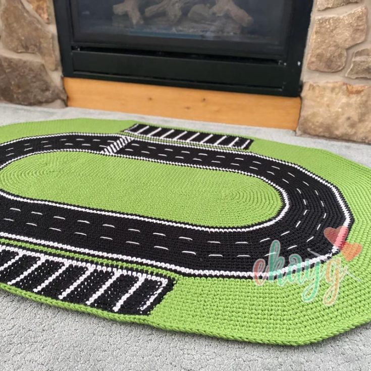 This 2-in-1 racetrack is a rug and a playmat at the same time. It will keep your kids comfy while they lie on it to play with the racetrack. A fantastic playmat for the nursery and playroom!