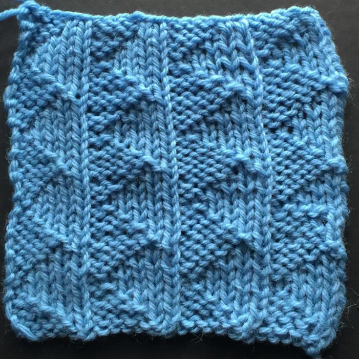 Learn how to knit the Pennant Stitch, which is a 6-row repeat pattern. It&rsquo;s also a reversible design that lays flat, so there&rsquo;s no need to add edges. It&rsquo;s made from a combination of purl and knit stitches, creating a horizontal motif to the fabric.