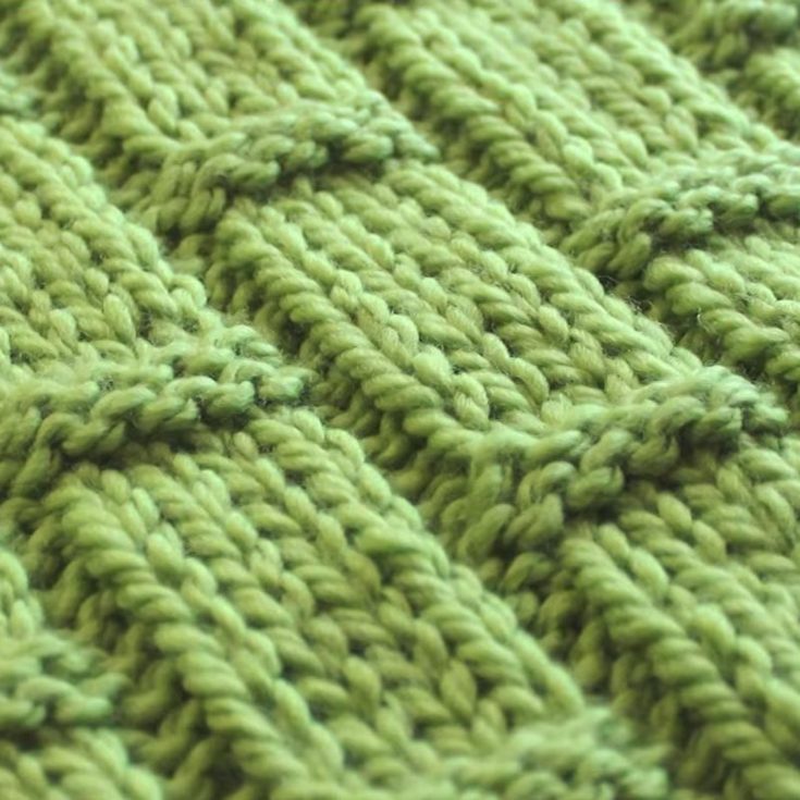 Want to add depth and dimension to your knits? Try the Bamboo Ribbing Stitch, which is a 12-row repeat pattern made through alternating knit and purls to create those lovely ribbed effects. It&rsquo;s not a reversible design, and it curls, so add some light blocking to lay it flat.