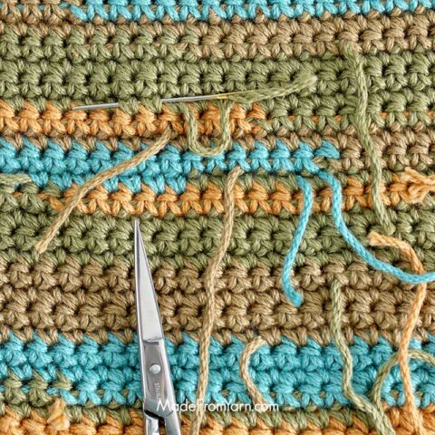 How to Change Colors in Crochet • Made From Yarn